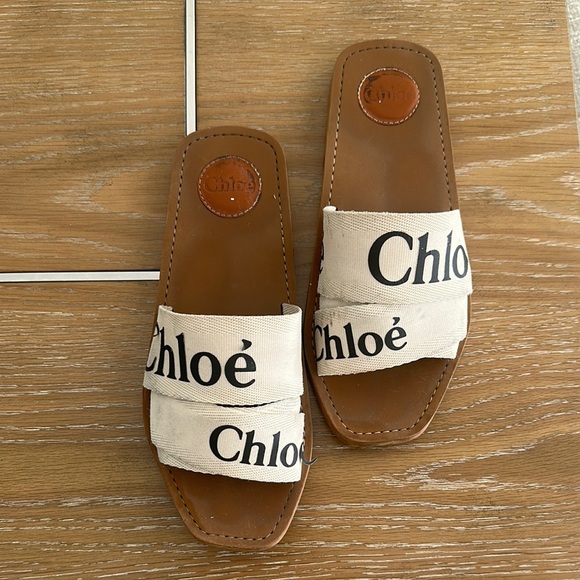 Chloe Shoes - Chloé Beige and Brown Sandals